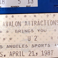 U2 Ticket 1987