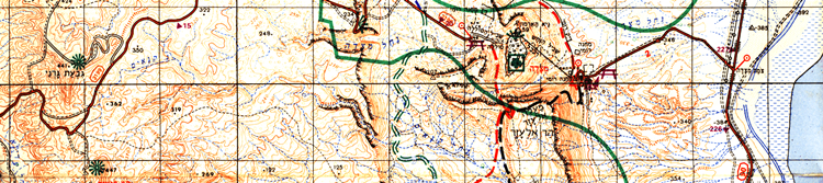 My hiking map. Click to enlarge.